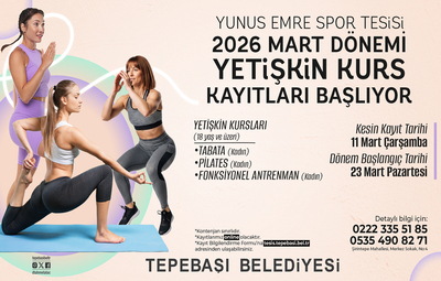 TEPEBAŞI'NDA YETİŞKİN KURSLARI İÇİN KAYITLAR BAŞLADI